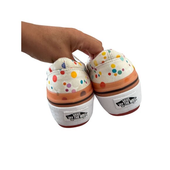 VANS Multicolor Polka Dot Platform Sneaker Size Womens 10 / Mens 8.5 - Picture 7 of 8